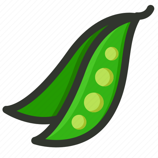 Peas, bean, pea pod, sweet pea, vegetable icon - Download on Iconfinder