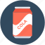 canned drink, cola, cola can, soda tin, tin pack 