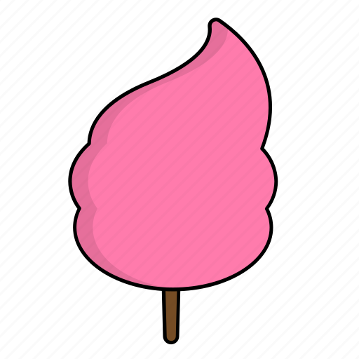 Cotton candy, food, meal, sweet icon - Download on Iconfinder