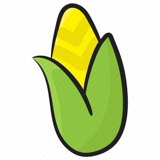 Corn, corn cob, maize, ripe corn, sweet corn icon - Download on Iconfinder
