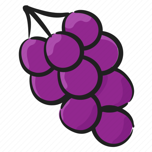 Berries, edible, fruit, grapes, nutritious, vine fruit icon - Download on Iconfinder