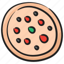 fast food, italian pizza, junk meal, pizza, pizza pie 