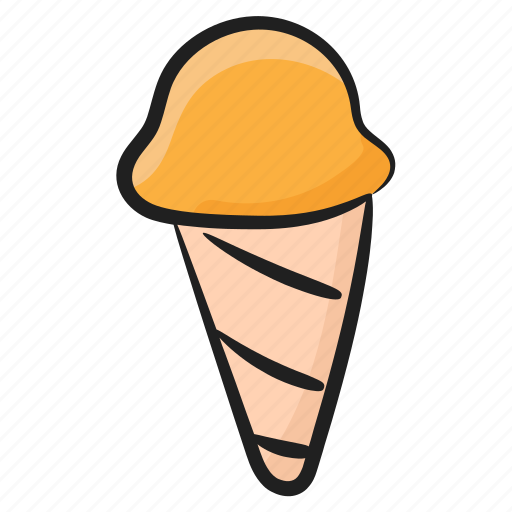 Dessert, ice cone, ice cream, ice cream cone, sweet icon - Download on Iconfinder