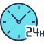 clock, hour, open, support, watch 