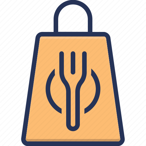 Bag, delivery, fast, food, meal, paper icon - Download on Iconfinder