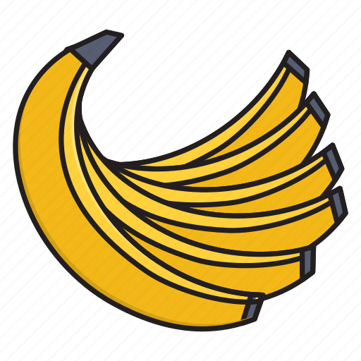 Banana, food, fruit, healthy, plantain icon - Download on Iconfinder
