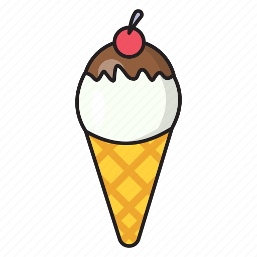 Cone, delicious, icecream, strawberry, sweet icon - Download on Iconfinder