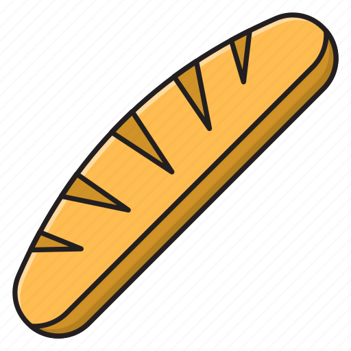 Baked, bakery, bread, food, loaf icon - Download on Iconfinder