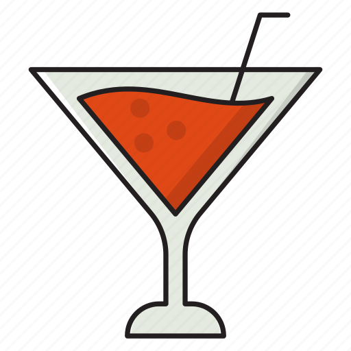 Bar, drink, juice, margarita, straw icon - Download on Iconfinder