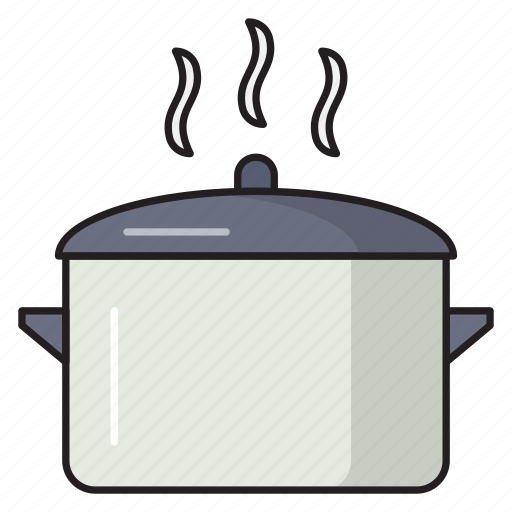 Cooking, food, hot, kitchen, pot icon - Download on Iconfinder