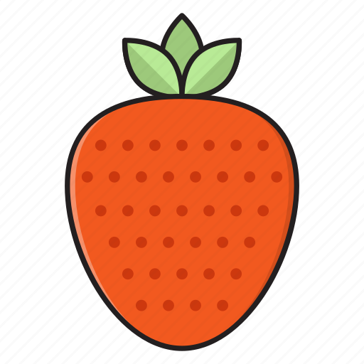 Food, fruit, natural, organic, strawberry icon - Download on Iconfinder