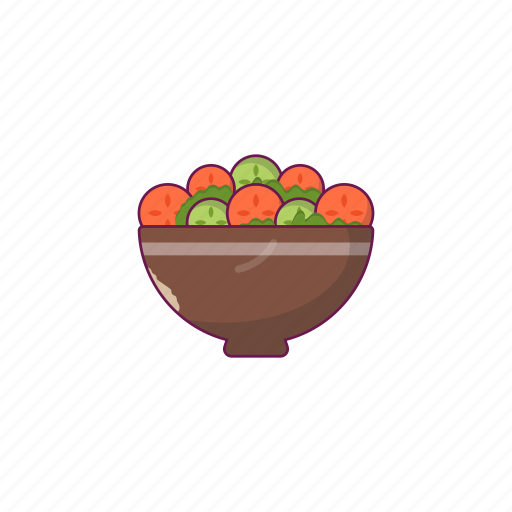 Bowl, eat, food, fruit, snack icon - Download on Iconfinder