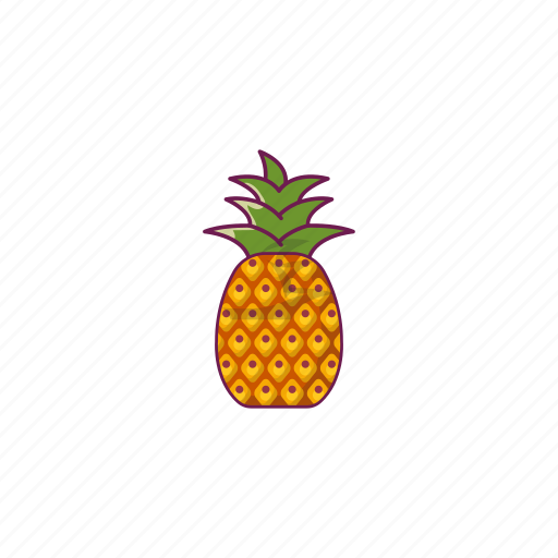 Eat, food, fruit, organic, pineapple icon - Download on Iconfinder