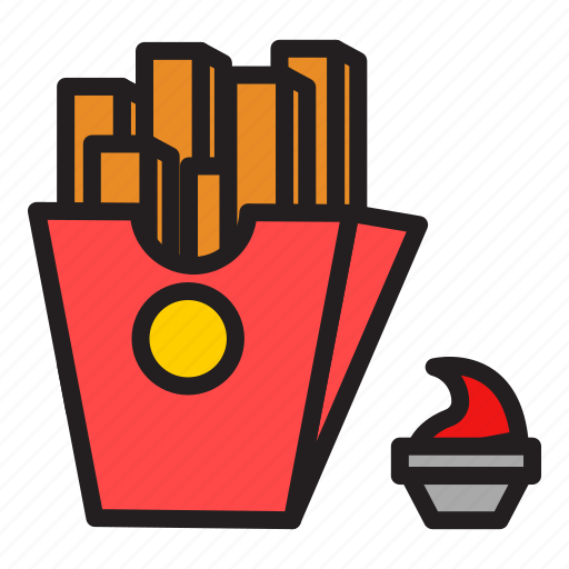 French, fries, food, eating, cooking icon - Download on Iconfinder