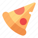 pizza, slice, piece, fast food, italian 