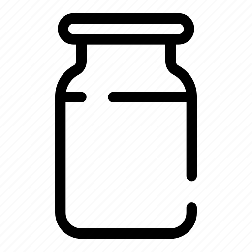 Milk, jar, drink, beverage, food icon - Download on Iconfinder