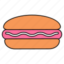 burger, fast food, junk food, edible, cheeseburger