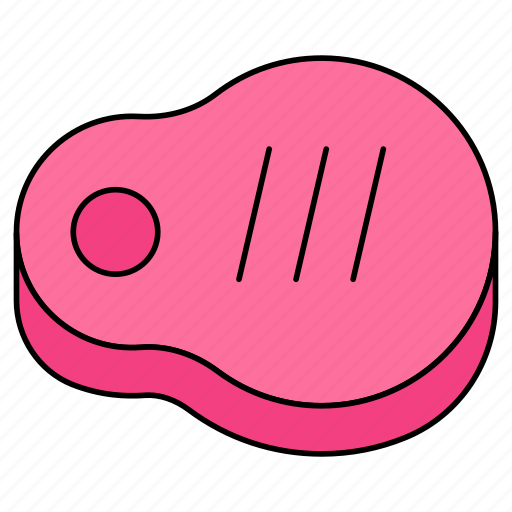 Steak, beef, meat, food, edible icon - Download on Iconfinder