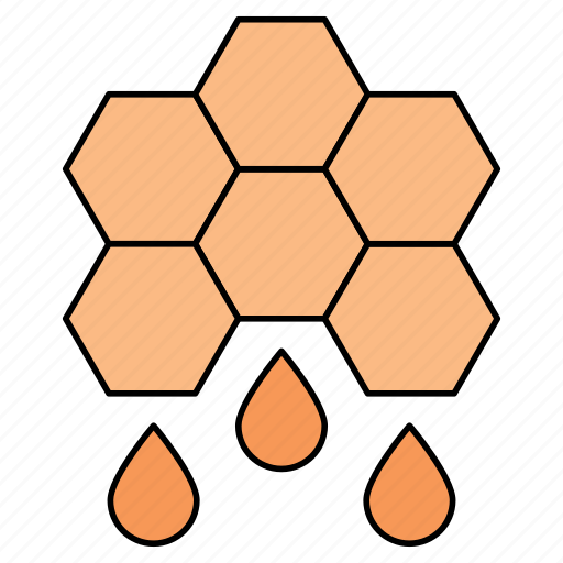 Honey formula, chemistry, molecule, honeycomb, compound icon - Download on Iconfinder