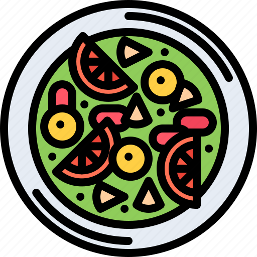 Salad, fruit, plate, food, restaurant, cooking icon - Download on Iconfinder