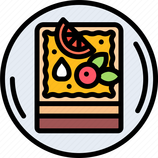 Cake, plate, food, restaurant, cooking icon - Download on Iconfinder