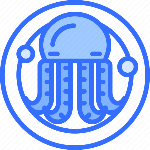 Octopus, plate, food, restaurant, cooking icon - Download on Iconfinder