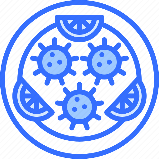 Sea, urchin, lemon, plate, food, restaurant, cooking icon - Download on Iconfinder