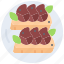 bruschetta, meat, sandwich, plate, food, restaurant, cooking 