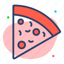 pizza, slice, food, restaurant, meal