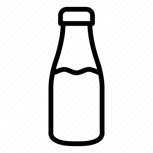 Milk jar, milk bottle, food and restaurant, dairy, jar icon - Download on Iconfinder