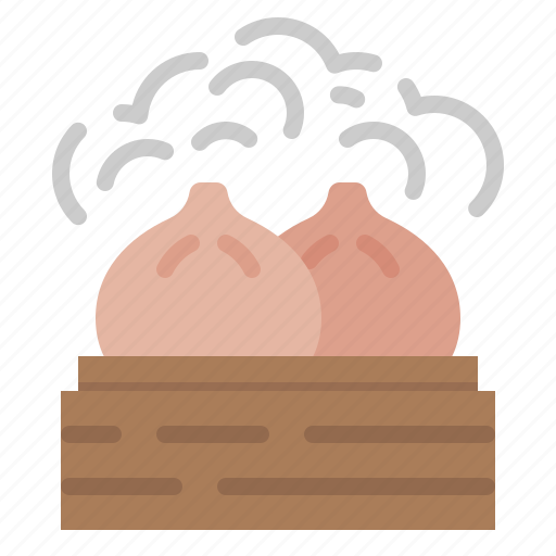 Dumpling, chinese, food, steam, meal icon - Download on Iconfinder