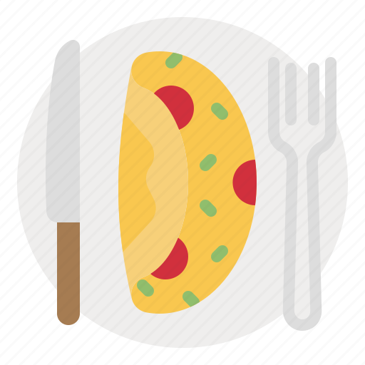 Omelette, food, egg, lunch, breakfast icon - Download on Iconfinder
