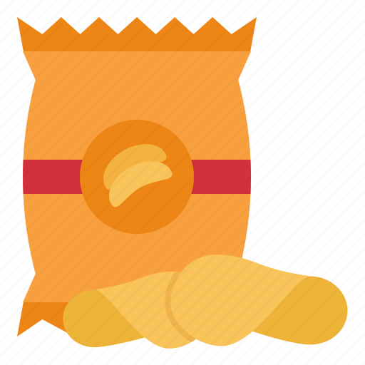 Potato, chips, snack, food, fried icon - Download on Iconfinder