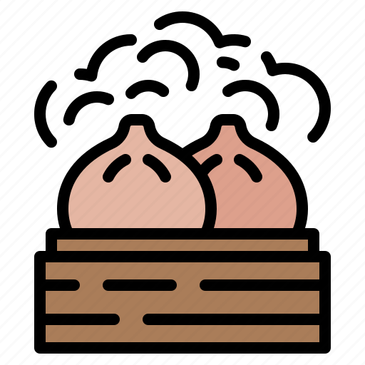 Dumpling, chinese, food, steam, meal icon - Download on Iconfinder