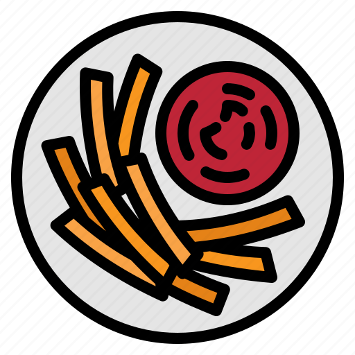 French, fries, potato, food, snack icon - Download on Iconfinder
