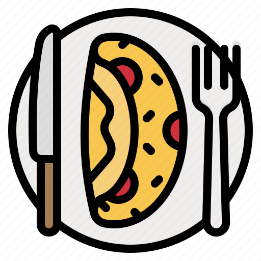 Omelette, food, egg, lunch, breakfast icon - Download on Iconfinder