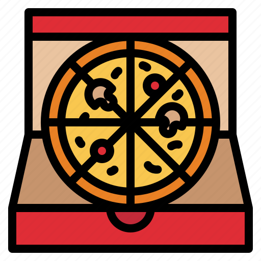 Pizza, food, box, takeaway, meal icon - Download on Iconfinder