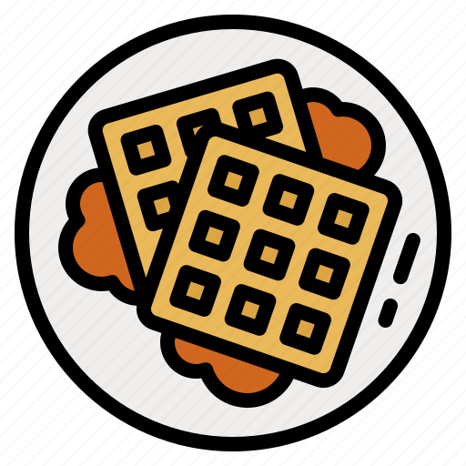 Waffle, dessert, food, sweet, restaurant icon - Download on Iconfinder