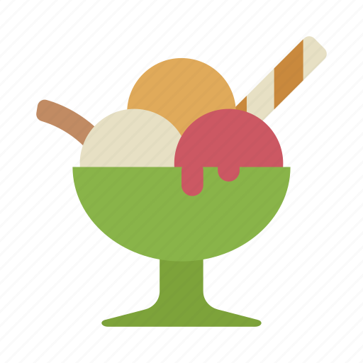 Ice, cream, ice cream, dessert, cone, icecream, snow icon - Download on Iconfinder