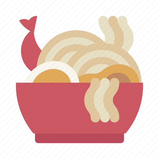 Noddle, chinese food, egg, soup, bowl, hot food, cooking icon - Download on Iconfinder