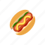 hot dog, fast food 