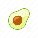 avocado, vegetables, fruits