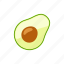 avocado, vegetables, fruits 