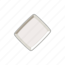 square plate, plate