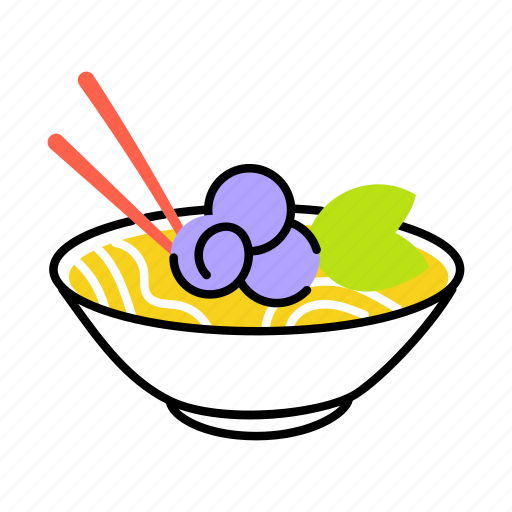 Chinese food, food bowl, cuisine, meal bowl, food dish icon - Download on Iconfinder