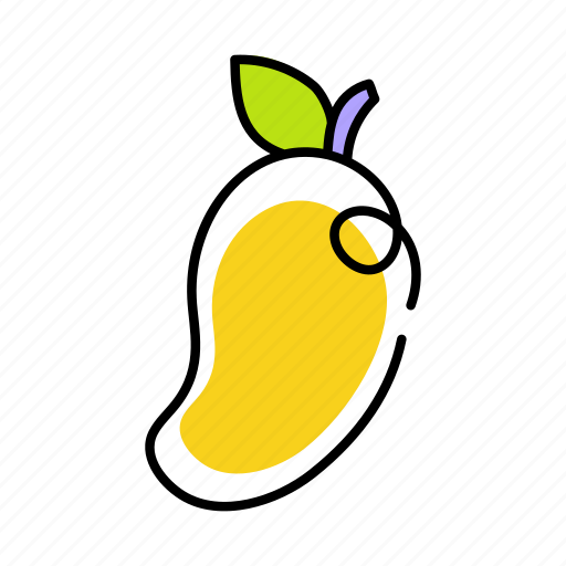 Organic food, nutrition, mango, fresh fruit, mangifera icon - Download on Iconfinder