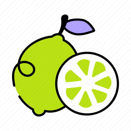 Lemon, lime, citrus fruit, sour fruit, ripe fruit icon - Download on Iconfinder