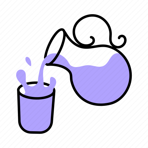 Pour water, water jug, ewer, water container, pour drink icon - Download on Iconfinder