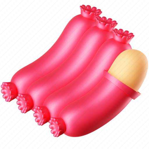 Sausage, meat, fast-food, hotdog, junk-food, barbecue, hot-dog icon - Download on Iconfinder