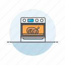 food, oven, bake, stove, turkey, roast, thanksgiving, cook